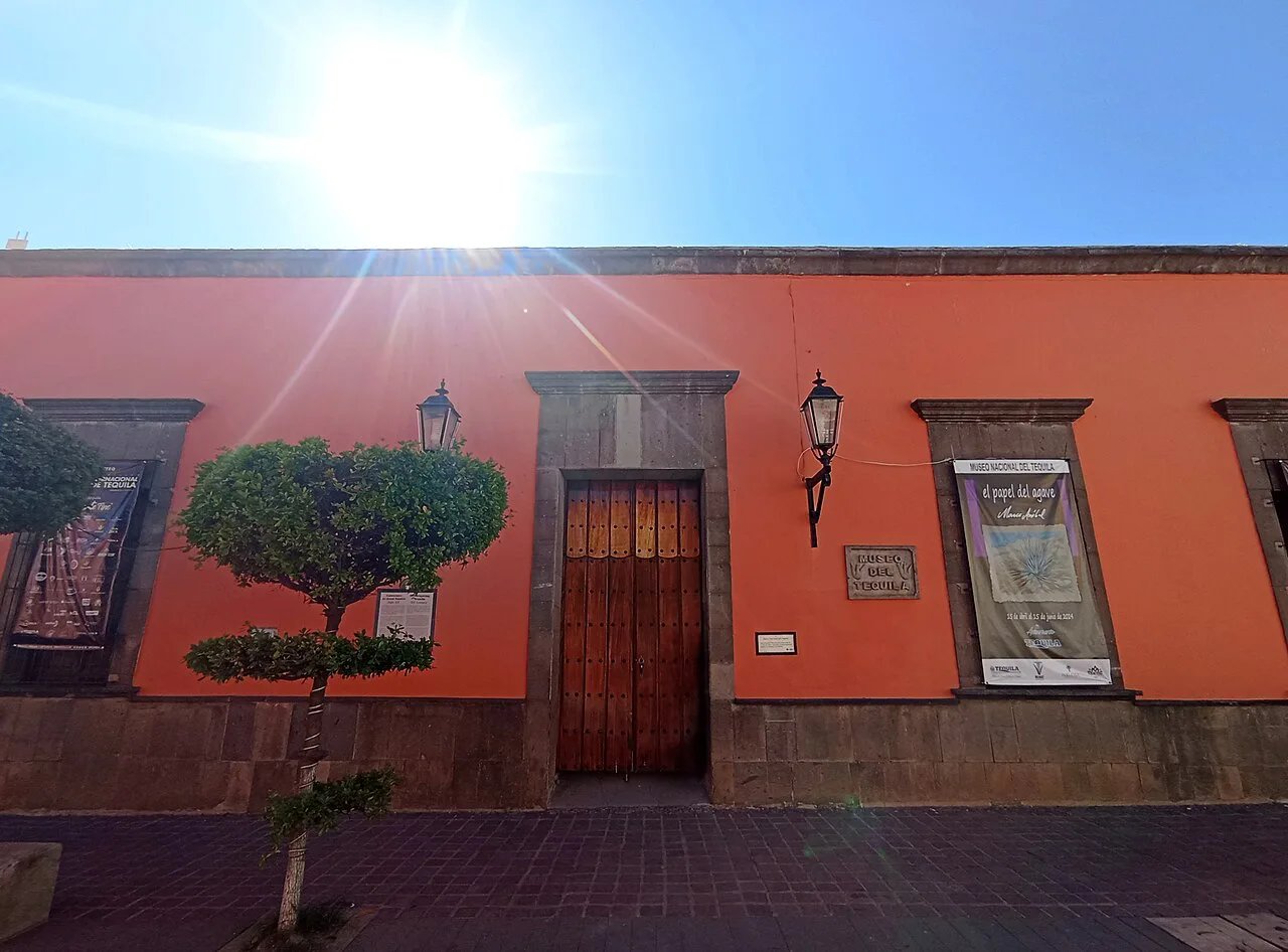 Facade of the Museo Nacional del Tequila in Tequila, Jalisco.